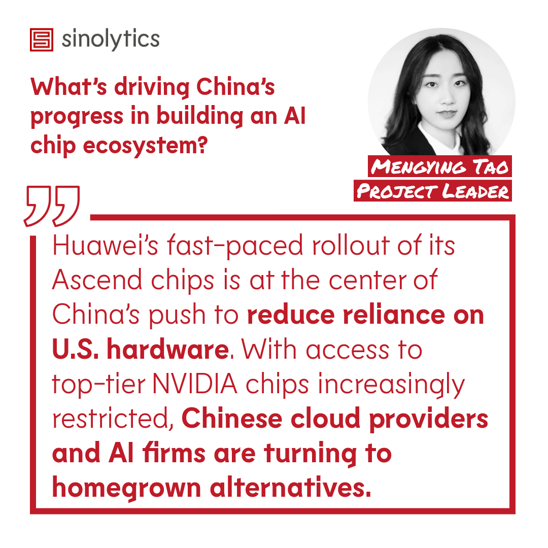 Chinese domestic AI chips