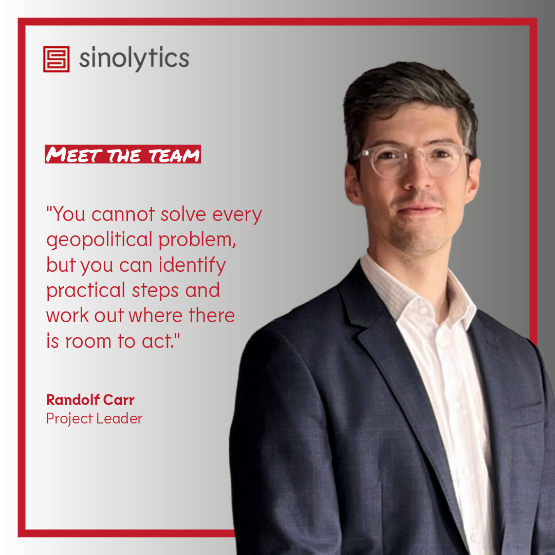 Randolf Carr on geopolitical risk analysis.
